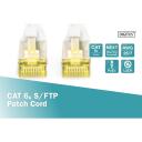 Digitus ielāpu kabelis DK-1644-A-070, 7 m, pelēks, 2x RJ45, aizsargāts, zābaki ar locī&scaron;anas aizsardzību