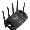 Asus traadita ruuter TUF GAMING BE9400 9400 Mbit/s, Tri-band, 4 x 2.5G LAN, VPN tugi, 6 antenni, must