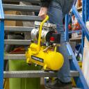 Oro kompresorius be alyvos 550W, POWERPLUS, POWX17230S, 8 bar, 105 l/min, 6L, tylus