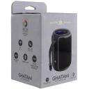 White Shark Bluetooth skaļrunis GBT-3007 GHATAM BG, 10 W, 20Hz-20kHz, 1500 mAh, RGB LED, FM radio, AUX, USB, mikrofons