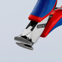 Precīzās elektriskās knaibles, KNIPEX, 64 02 115, 16 mm grie&scaron;anas mala, 70 g, augsta cietība