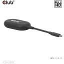 Club3D I/O adapteris CSV-2570 USB-C į HDMI, 1 HDMI prievadas, 1 USB-C prievadas, juodas, 0.065 kg