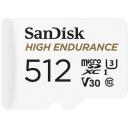Sandisk карта памяти SDSQQNR-512G-GN6IA, 512 ГБ, 100 МБ/с, 40 МБ/с, Class 10, MicroSDXC, -20 - 90 &deg;C, -7 - 90 &deg;C