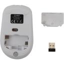 Sbox Hiir WM-837W, 4D, 1600 DPI, 2x AAA, 10m, RF 2.4 GHz, kontor, valge, 51g