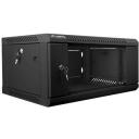 Lanberg seinakapp 19 4U WF01-6404-10B, 600mm, 450mm, 290.1mm, 60kg, IP20, klaasuks, 2 ventilaatoriavahet, 4 vertikaalset riba