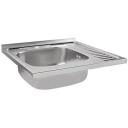 Ab K&ouml;&ouml;givalamu 9133866, 600x600mm, 0.6mm, vasak kauss, sifoon, v&auml;ljalaske diameeter 110mm