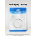 Vention USB 2.0 A Male į C Male 3A kabelis 2M baltas CTHWH, 2m, 3A, 0.48Gbit/s, PVC apvalkalas, Ni danga