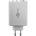 Goobay strāvas adapteris 65556, 100 W, 4.5/5/9/12/15/20 V, 2xUSB-C 20 V 5 A, 1xUSB Type A 15 V 2 A