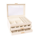 Juvelierizstrādājumu kastīte SEZANE 26,5x18xH13,5cm, balta 85577