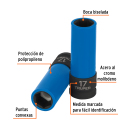 Trieciena muciņa 17 mm 1/2" D-7317-MLPD TRUPER