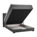 Kontinentālā gulta JEEP 120x200cm, pelēka 86104