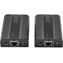 Digitus 4K HDMI pagarinātājs DS-55204, 60m, 4K2K/60Hz, 18Gbps, ārējais, infrasarkanais tālvadības pults