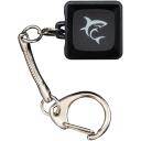 White Shark Atslēgu piekariņ&scaron; KEYCHAIN-B-WS-PROMO, melna