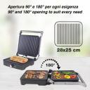 Beper Grill P101TOS503, 2000W, 280x250mm, 90&deg;/180&deg; kallutus, reguleeritav termostaat, k&uuml;lm k&auml;epide