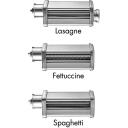 Gastroback Pasta valmistamise otsikud 90763, 720g, 180x84x53mm, lasanja 140mm, fettuccine 7mm, spagetid 2mm