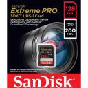 Sandisk M&auml;lukaart SDSDXXD-128G-GN4IN, 128 GB, 200 Mb/s, 90 Mb/s, UHS-I U3 Class 10 V30, l&ouml;&ouml;gikindel, veekindel