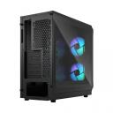 Fractal Design Korpus Focus 2 RGB FD-C-FOC2A-03, 6.4kg, 2xUSB 3.0, 6x2.5'', 2x3.5'', RGB valgustus, karastatud klaasist k&uuml;lgpaneel