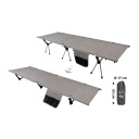 Kempinga gulta 'Lifted', BasicNature, R591515, ultralga, 2 augstumi, 150 kg, 190 x 65 cm