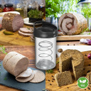 Stiklinis slėginis kumpio virimo puodas BROWIN 313701, 450 g, 9x9x16.5 cm, 0.4 kg