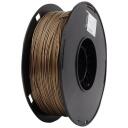 Flashforge 3D printeri filament 3DP-PLA+1.75-02-GL, 1.75 mm, 1 kg, metallkuld, PLA Plus, &uuml;hilduv 3D printeritega