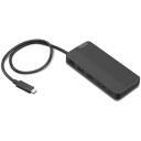 Lenovo USB-C Dual Display Travel Dock w/o Adapter 40B90000WW, 1 x RJ-45, 1 x USB-A 10 Gbps, 2 x USB-C 10 Gbps, 1 x HDMI, 65 W