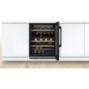 Bosch Veinijahutus KUW21AHG0, 44 pudelit, 220-240V, 38 dB(A), 2 temperatuuritsooni, must