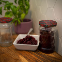 300ml twist off jar with coloured lid Ø66 - 6 pcs. BROWIN 132305, glass, 300ml