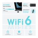 AX1800 Dual Band Wi-Fi 6 belaidis USB adapteris, TP-Link, ARCHERTX20U, 1201 Mbps, 574 Mbps, 2&times; Dual-Band Antenos, WPA3