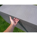 Sandėliavimo dėžutė Samoa Rattan Box 270L smėlio spalvos KETER 29209570587 117x45x57cm 7.1kg