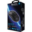 Sandberg Žaidimų pelė 640-28, 120g, 1.5m, 6 mygtukai, 800-12800 DPI, USB, LED ap&scaron;vietimas