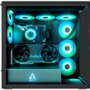 Arctic Korpus Xtender VG (Mirror Black) ACPCC00019A, 529mm, 231mm, 529mm, 5 ventiliatoriai, 6 diskų palaikymas, A-RGB