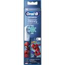 Oral-B Rezerves zobu birstes uzgaļi EB10 4 refill Spiderman, 4 uzgaļi, bērniem, mīksti sari, mini izmērs, multicolor