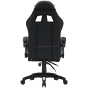Gaming chair with 2D adjustable armrests 90&deg;&ndash;135&deg; backrest recline head and lumbar pillows up to 120 kg Core SGCH2 Black-White CNE-SGCH2W CANYON