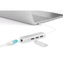 Digitus dokstacija DA-70255, 3xUSB 3.2 Gen 1, Gigabit Ethernet, 1000 Mb/s, USB-C savienojamība