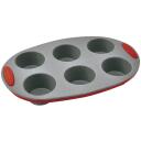 Jata K&uuml;psetusvorm MC62, 21 cm, 6 tassi, silikoon, BPA vaba, kuumuskindel kuni 240 &deg;C, n&otilde;udepesumasinas pestav