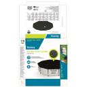 Bestway Накрытие для бассейна 58036 7354575, 305см, черный ПВХ, 0,22мм, крепежные веревки, дренажные отверстия
