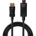 Lindy кабель DisplayPort на HDMI 36923, 3м, 3840x2160@30Hz, 7.1 аудио, CE, FCC, 1 шт.