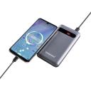 Intenso Power Bank 7332330 10000 mAh, Li-Pol&uuml;meer, USB-C PD, USB-A QC, 2 seadet, LCD ekraan, antriit