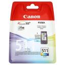 Canon Ra&scaron;alo kasetė CL-511 2972B001, 9ml, 244 puslapiai, spalva: C/M/Y, originali