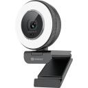 Sandberg Streamer USB vaizdo kamera Pro Elite 134-39, 2560x1440, 60fps, USB 2.0, 2m, juoda, automatinis fokusavimas
