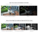 TP-Link InSight S445S lauko IP stebėjimo kamera Turret 4 MP IP67 Full-Color 24/7 naktinis matymas dvikryptis garsas InSight S445S (2.8 mm) Balta