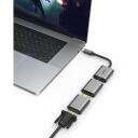 Hama 6in1 adapteris Connect2Go 00200306, 6 porti, USB-C, Mini-DisplayPort, HDMI, VGA, pelēks