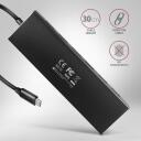 Axagon USB keskseade HUE-F7C USB 3.2 7 porti, 30 cm kaabel, alumiiniumkorpus, Hot Plug, Plug and Play