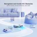 Ezviz RS20 Pro CS-RS20-PRO-PGA2 Nutikas Tolmuimeja Märgpuhastuse ja AI Kaameraga, 7200Pa Võimsus, Isepesuv Alus Valge