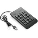 Lenovo Skaitmeninė klaviatūra MODELIS 4Y40R38905, 19 klavi&scaron;ų, USB, laidinė, juoda