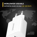 Intenso toiteadapter W20C, 20W, USB-C, 100-240V, 1 pesa, kiire laadimine, valge