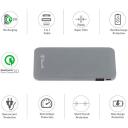 Tellur Power Bank QC 3.0 Kiire Laadimine TLL158131, 5000mAh, 1xUSB QC 3.0, 2h laadimisaeg, kompaktne disain
