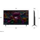 LG teler 50UA73003LA 50" 4K 3840 x 2160, Lame, Direct-LED, DVB-C, DVB-S, DVB-S2, DVB-T, DVB-T2, Must