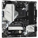 Asrock Материнская плата B550MPRO4, AM4, 128 ГБ, 4 DIMM, 3 M.2, 6 SATA3, 2 USB 3.2 Gen2, 7.1 CH HD Audio, RGB