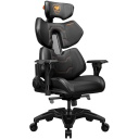 Gaming chair with 4D adjustable armrests ergonomic backrest and headrest 135 kg maximum load Terminator Black-Orange CGR-TER COUGAR